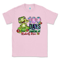 Bubblegum Pink 100 days chancing my students crow Classic Tee - SublimationCraftShop