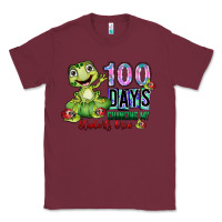 Burgundy 100 days chancing my students crow Classic Tee - SublimationCraftShop