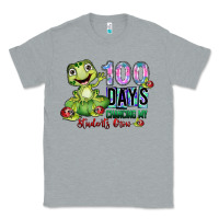 Heather Grey 100 days chancing my students crow Classic Tee - SublimationCraftShop