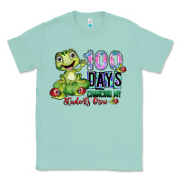 Seafoam 100 days chancing my students crow Classic Tee - SublimationCraftShop