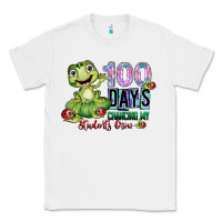 White 100 days chancing my students crow Classic Tee - SublimationCraftShop