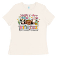 Bone happy easter heifers Ladies Tee - MaliasSmallBusiness