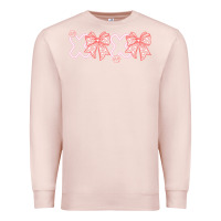 Pale Pink You Are Lovey Premium Sweatshirt - CowhideDigitalArt