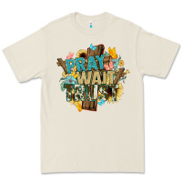 Bone pray wait trust crosses christian Premium Tee - NancyCooperArtShop