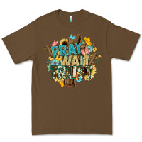 Cacao pray wait trust crosses christian Premium Tee - NancyCooperArtShop