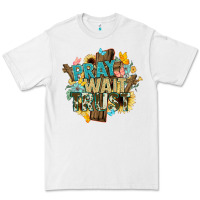 White pray wait trust crosses christian Premium Tee - NancyCooperArtShop