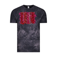 Cloud Black pink leopard background Vintage Tee - RanaPortraitStore