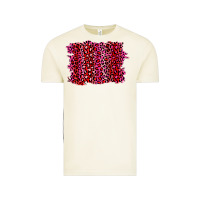 Vintage Arctic pink leopard background Vintage Tee - RanaPortraitStore