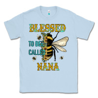 Dusty Blue Blessed To Bee Nana Classic Tee - JahusDesignShop