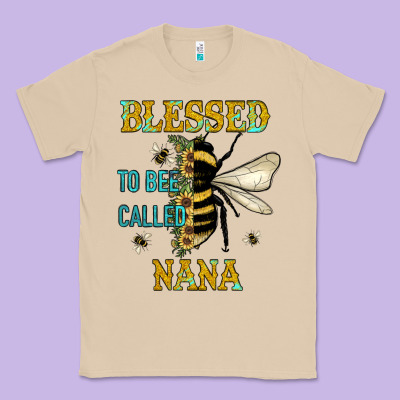 Blessed To Bee Nana Classic Tee Designed By Jahusdesignshop