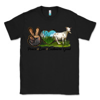 Black Peace Love Cashmere Goat Classic Tee - LillyAllenDesigns