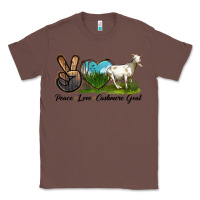 Chestnut Peace Love Cashmere Goat Classic Tee - LillyAllenDesigns