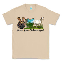 Mushroom Peace Love Cashmere Goat Classic Tee - LillyAllenDesigns