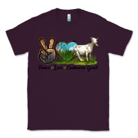 Plum Peace Love Cashmere Goat Classic Tee - LillyAllenDesigns