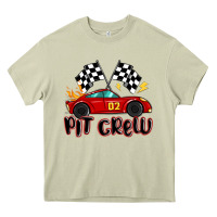 Mossy pit crew boys birthday race car Heavy Core Tee - MaliasSmallBusiness