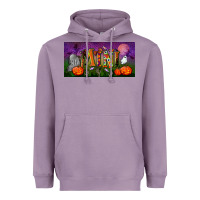 Lavender halloween mini license plate Heavyweight Hoodie - BundleAndBundleShop