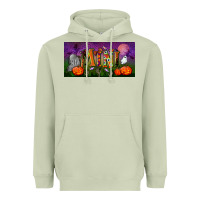 Matcha halloween mini license plate Heavyweight Hoodie - BundleAndBundleShop