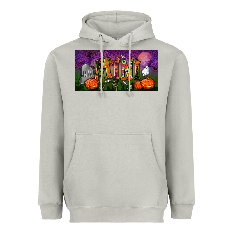 Halloween Mini License Plate Heavyweight Hoodie by BundleAndBundleShop | Teevron