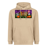 Mushroom halloween mini license plate Heavyweight Hoodie - BundleAndBundleShop