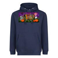 Navy halloween mini license plate Heavyweight Hoodie - BundleAndBundleShop