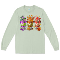 Matcha Hallothanksmas coffee cups Long Sleeve Tee - NancyCooperArtShop