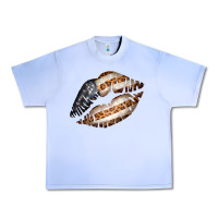 Grape Ice Vintage American Flag With Leopard Pattern Urban Heavy Tee - Bettercallsaul