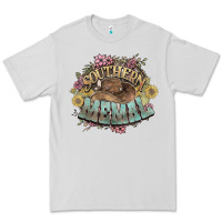 Dove Grey southern memal western flowers Premium Tee - NancyCooperArtShop