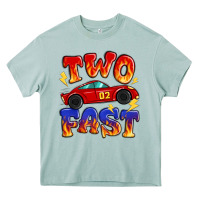 Arona two fast boys birthday racing car Heavy Core Tee - MaliasSmallBusiness