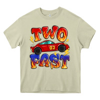 Mossy two fast boys birthday racing car Heavy Core Tee - MaliasSmallBusiness