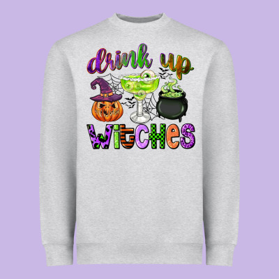 Drink Up Witches Heavyweight Sweatshirt Designed By Cowgirlartshop