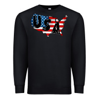 Black Usa Premium Sweatshirt - CowhideDigitalArt