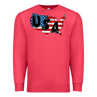 Cardinal Usa Premium Sweatshirt - CowhideDigitalArt