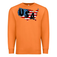 Carrot Usa Premium Sweatshirt - CowhideDigitalArt