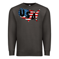 Smoke Usa Premium Sweatshirt - CowhideDigitalArt