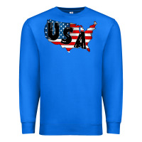 True Royal Usa Premium Sweatshirt - CowhideDigitalArt