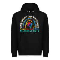 Black Recognize normalize embrace neurodiversity Autism Premium Hoodie - FaDigitalArtStudio
