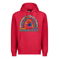Cardinal Recognize normalize embrace neurodiversity Autism Premium Hoodie - FaDigitalArtStudio