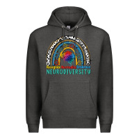 Charcoal Heather Recognize normalize embrace neurodiversity Autism Premium Hoodie - FaDigitalArtStudio