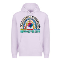 Lilac Recognize normalize embrace neurodiversity Autism Premium Hoodie - FaDigitalArtStudio