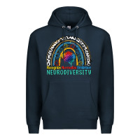 Navy Recognize normalize embrace neurodiversity Autism Premium Hoodie - FaDigitalArtStudio