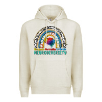 Oatmeal Heather Recognize normalize embrace neurodiversity Autism Premium Hoodie - FaDigitalArtStudio