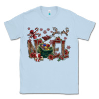 Dusty Blue Noel Classic Tee - SublimationCraftShop
