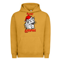 Pigment Peanut Butter Merry Christmas Cat Urban Hoodie - SublimationCraftShop
