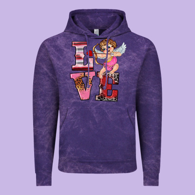 Valentine's Day Cupid Love Vintage Hoodie Designed By Ranaportraitstore