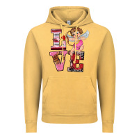 Vintage Mustard valentine's day cupid love Vintage Hoodie - RanaPortraitStore