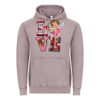 Vintage Zinc valentine's day cupid love Vintage Hoodie - RanaPortraitStore