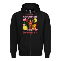 Black feed me crawfish tell me im pretty Zipper Hoodie - FaDigitalArtStudio