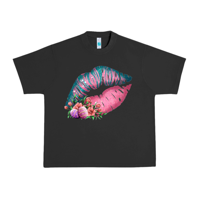 Eared Turquoise Pink Easter Lips Urban Heavy Tee by Bettercallsaul | Teevron