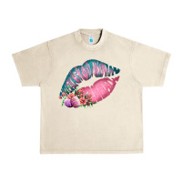 Sandshell Eared Turquoise Pink Easter Lips Urban Heavy Tee - Bettercallsaul