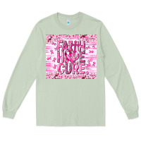 Matcha Faith hope cure Cancer Long Sleeve Tee - NancyCooperArtShop